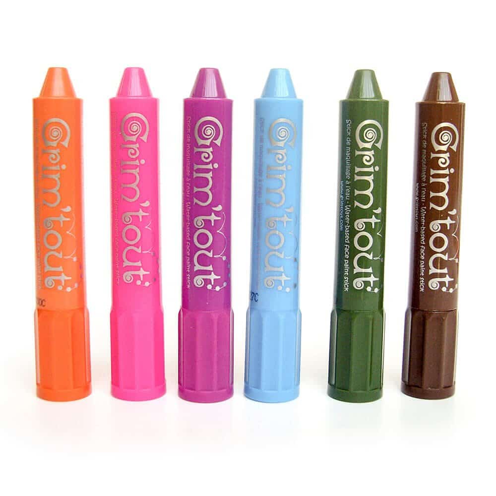 Grim Tout Ansigtsmaling Sticks  -pak