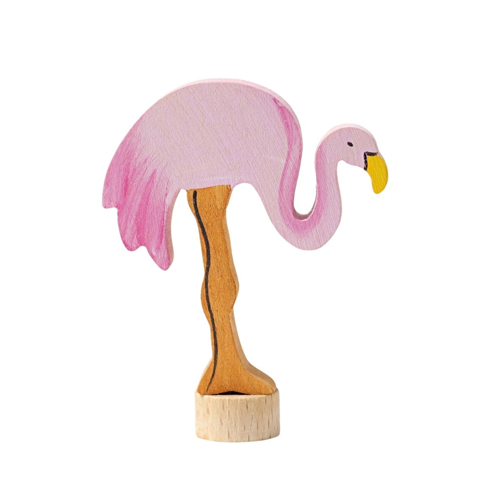 Grimms Træfigur Flamingo