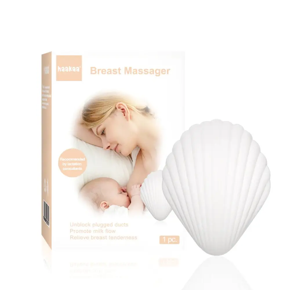 Haakaa Brystmassager Med Vibrator  Quot Muslingskallen Quot