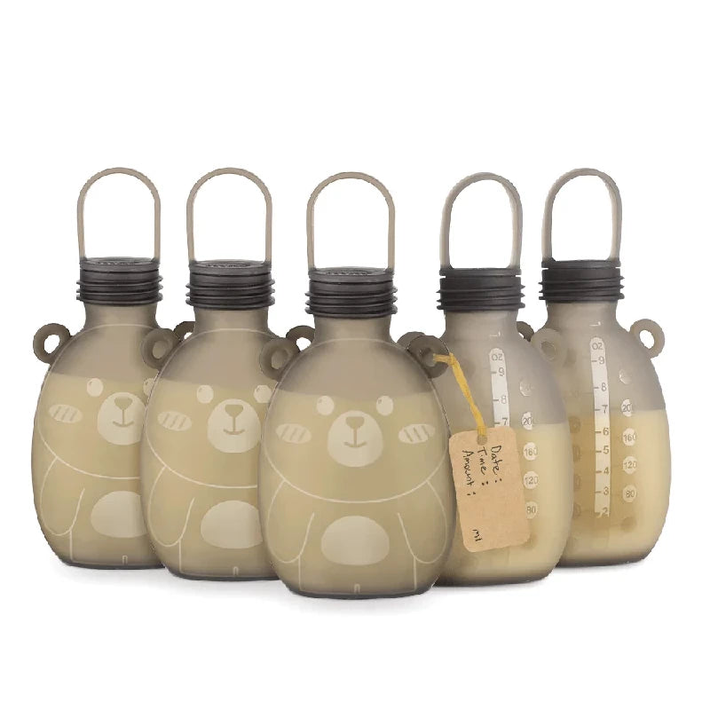 Haakaa Happii Bear Silikoneposer   Stk  260ml