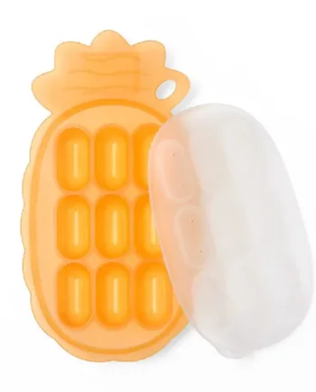 Haakaa Pineapple Frysebakke Tangerine