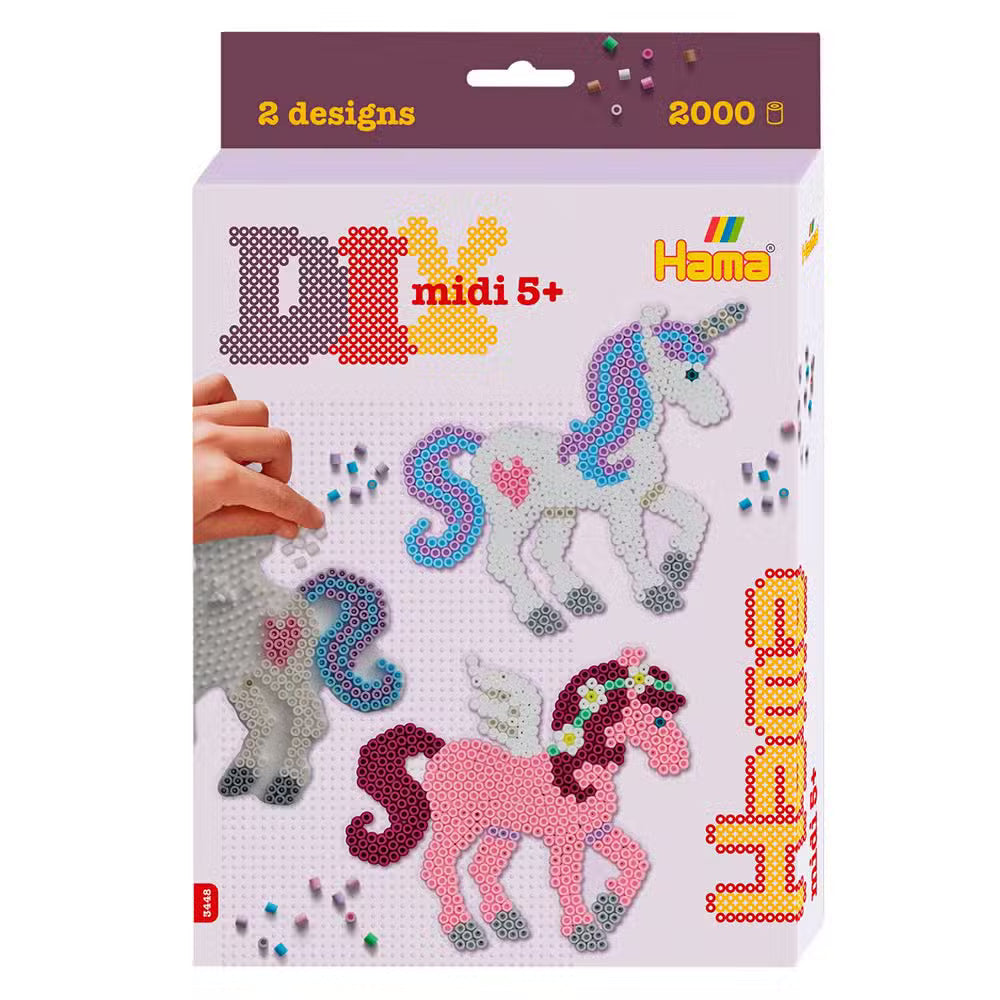 Hama Perleæske Midi Enhjørninger 2000 Perler