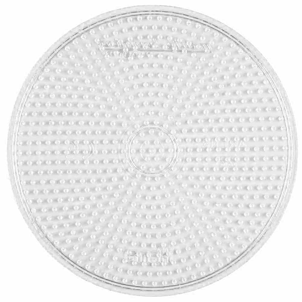 Hama Transparent Perleplade Rund ø15