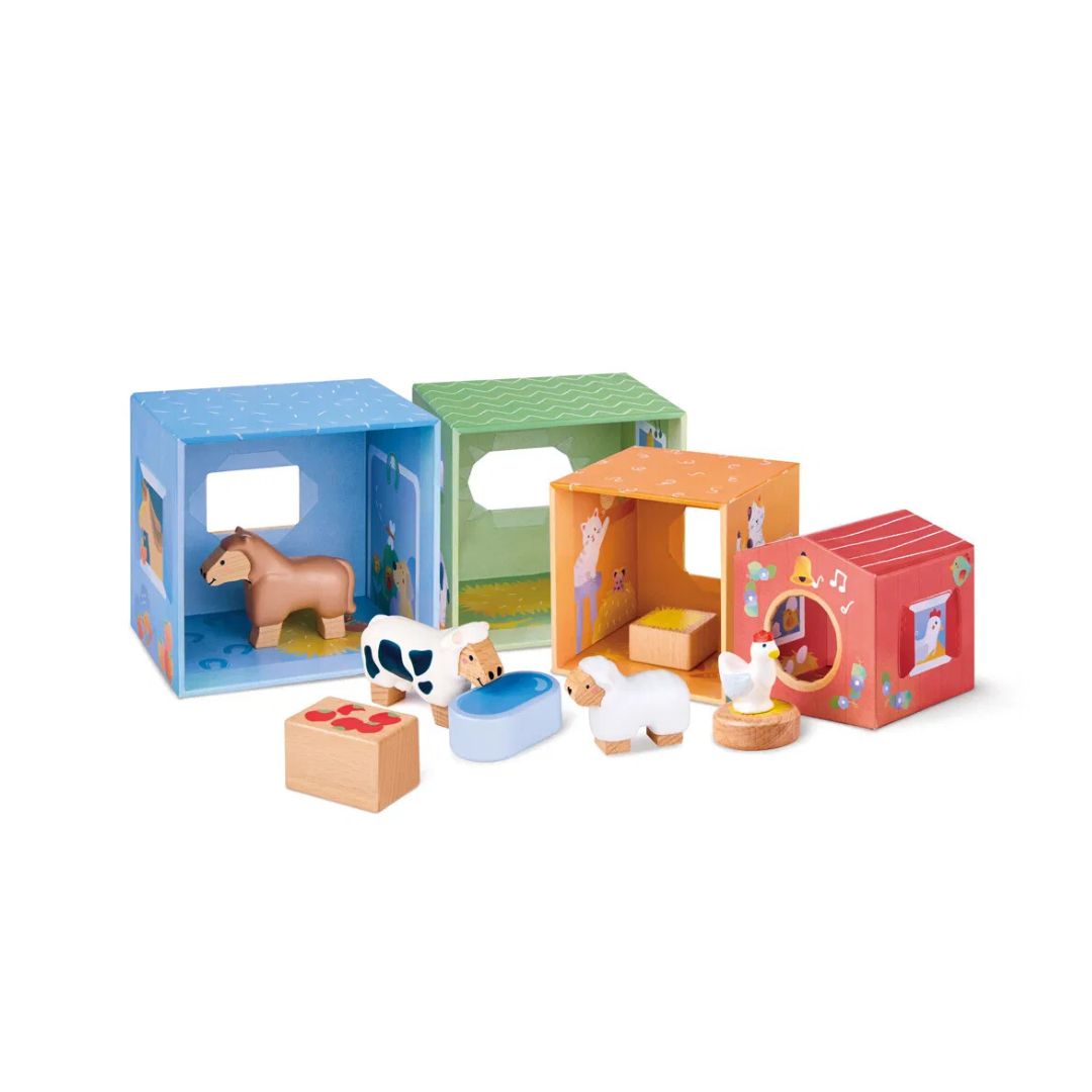 Hape Stableleg Med Bog Og Figurer The Happy Stables