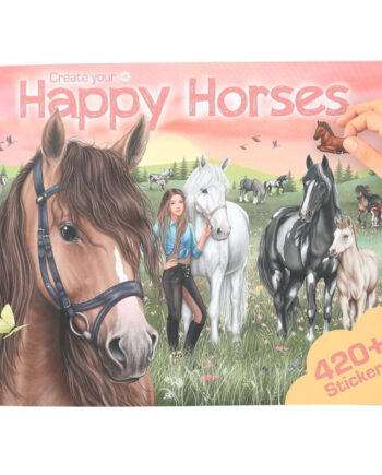 Happy Horses Klistermærkebog 420 Stickers