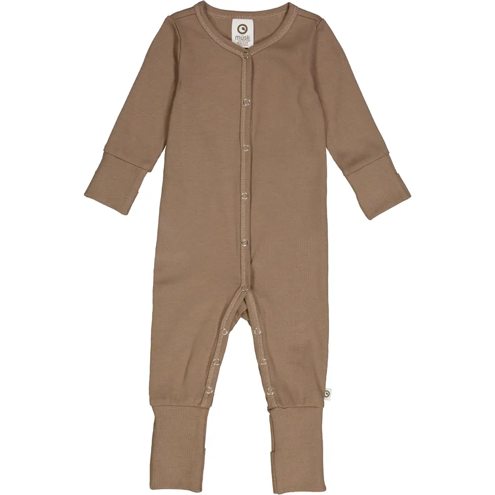 Heldragt Med Fødder Walnut 62