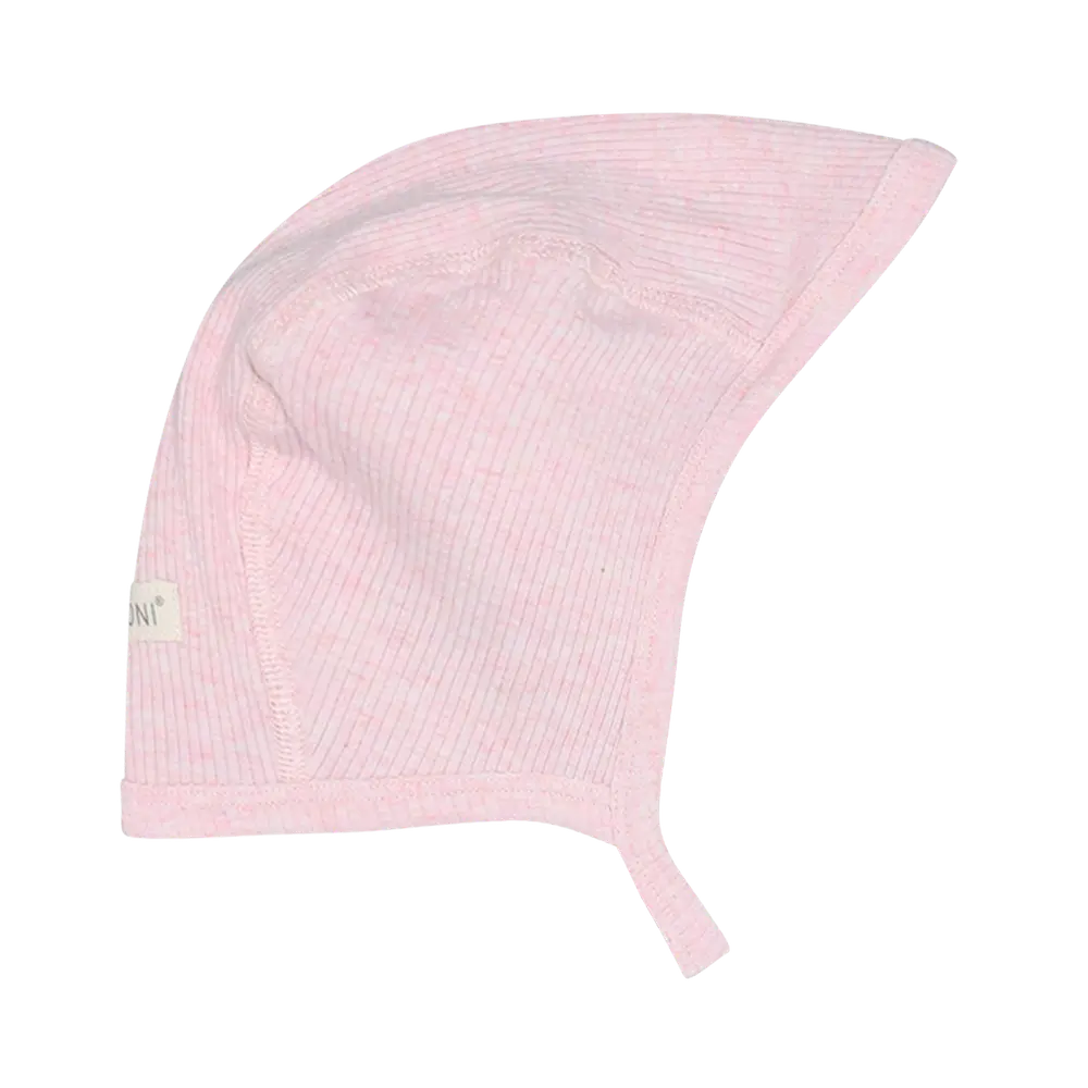 Hjelm Melange Rib Bleached Mauve Melange 62 68
