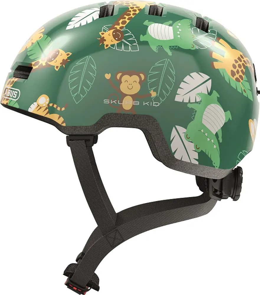Hjelm Skurb Kid  Green Jungle