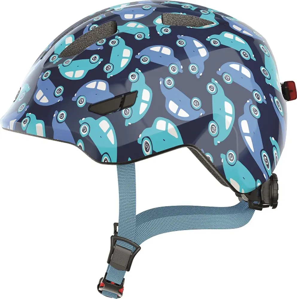 Hjelm Smiley     Led  Blue Car