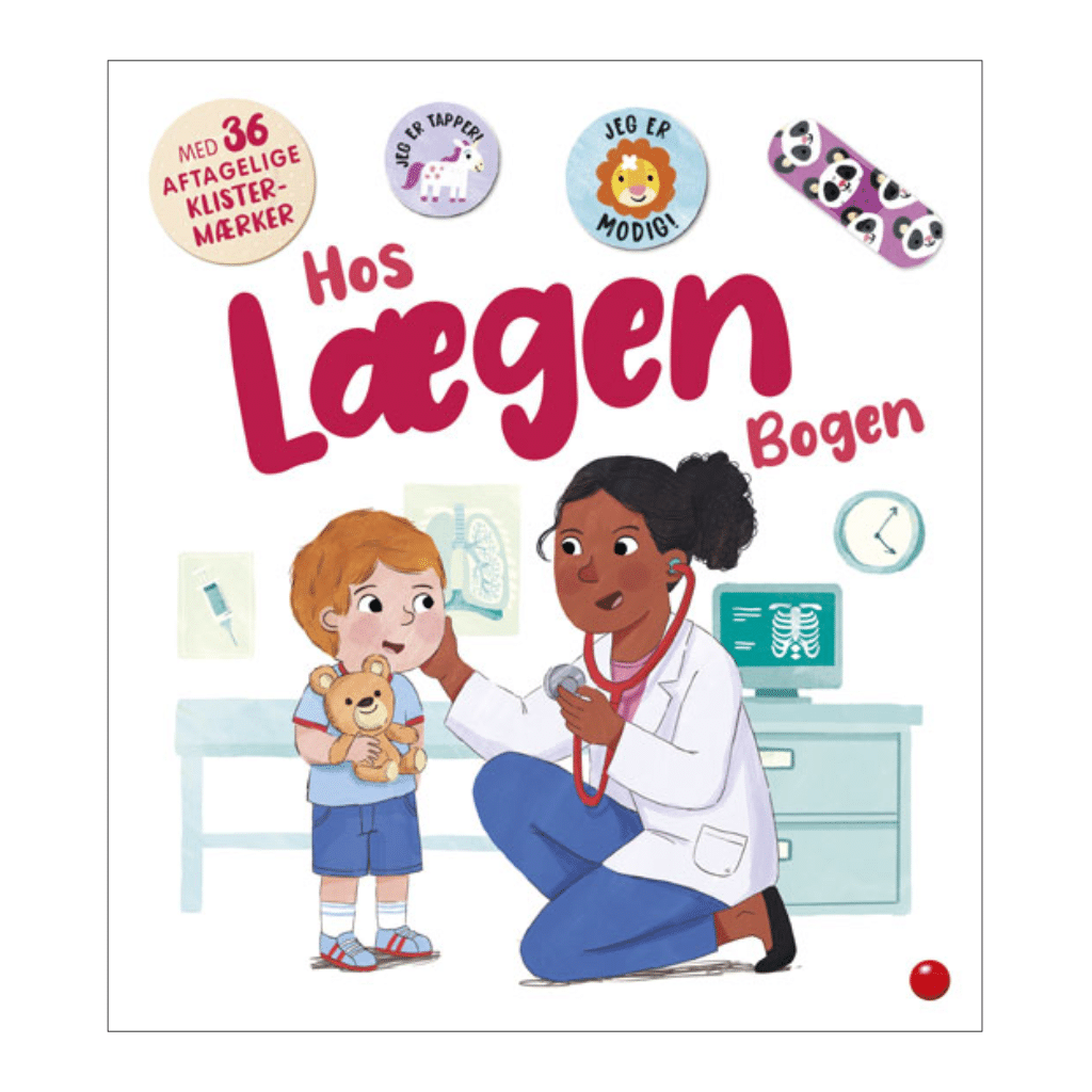 Hos Lægen Bogen Med 36 Klistermærker