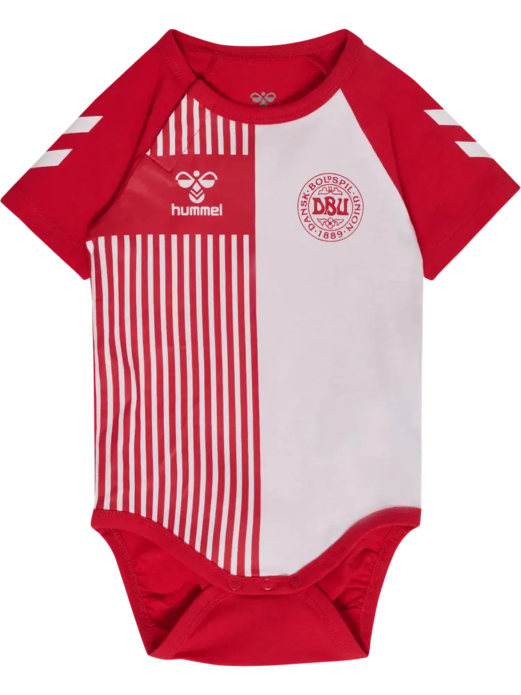 Hummel Mini Dbu Stripy Kortærmet Body Tango Red 86