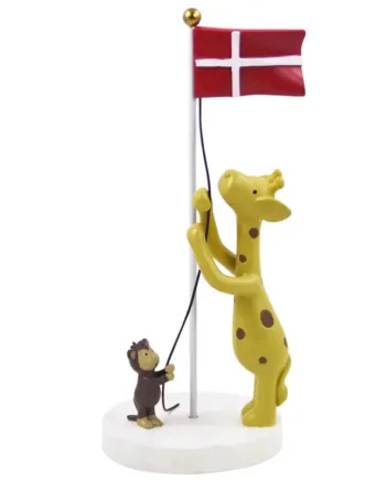 Kids By Friis Bordpynt Giraf Og Abe 17 Cm
