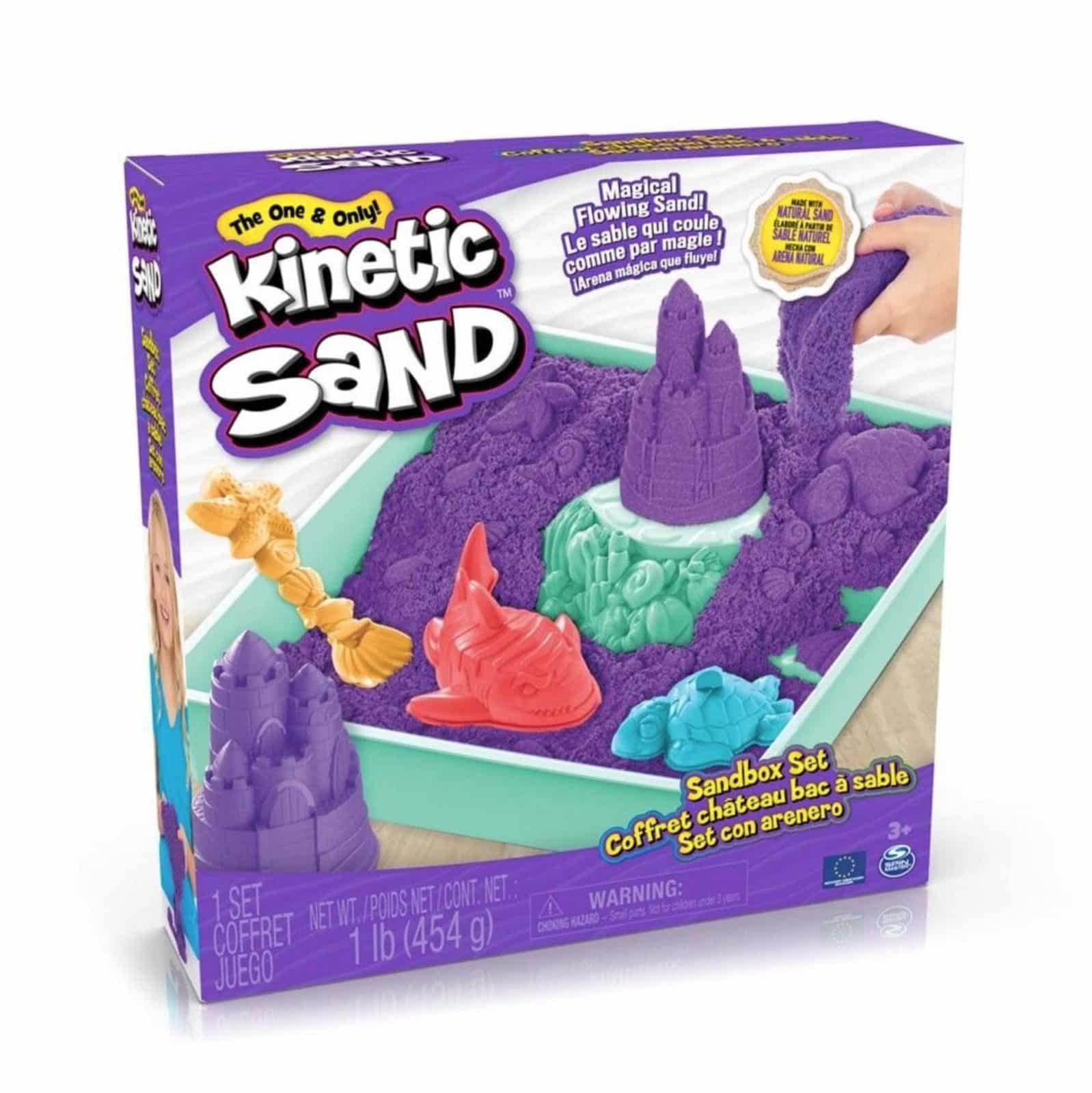 Kinetic Sand Sandkasse Sæt Lilla