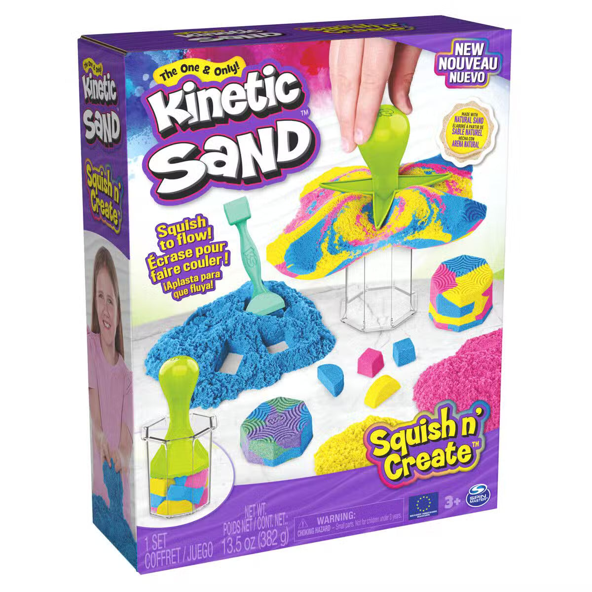 Kinetic Sand Sandsæt Squish   X27  Create