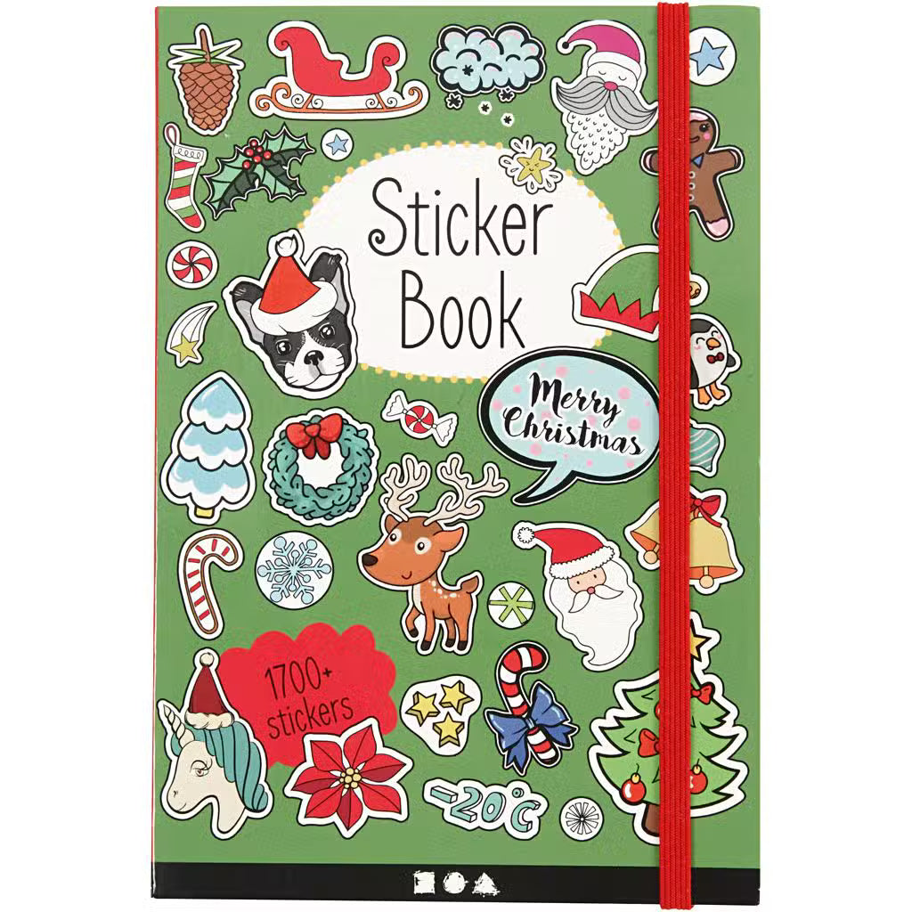 Klistermærkebog 1700 Stickers Jul