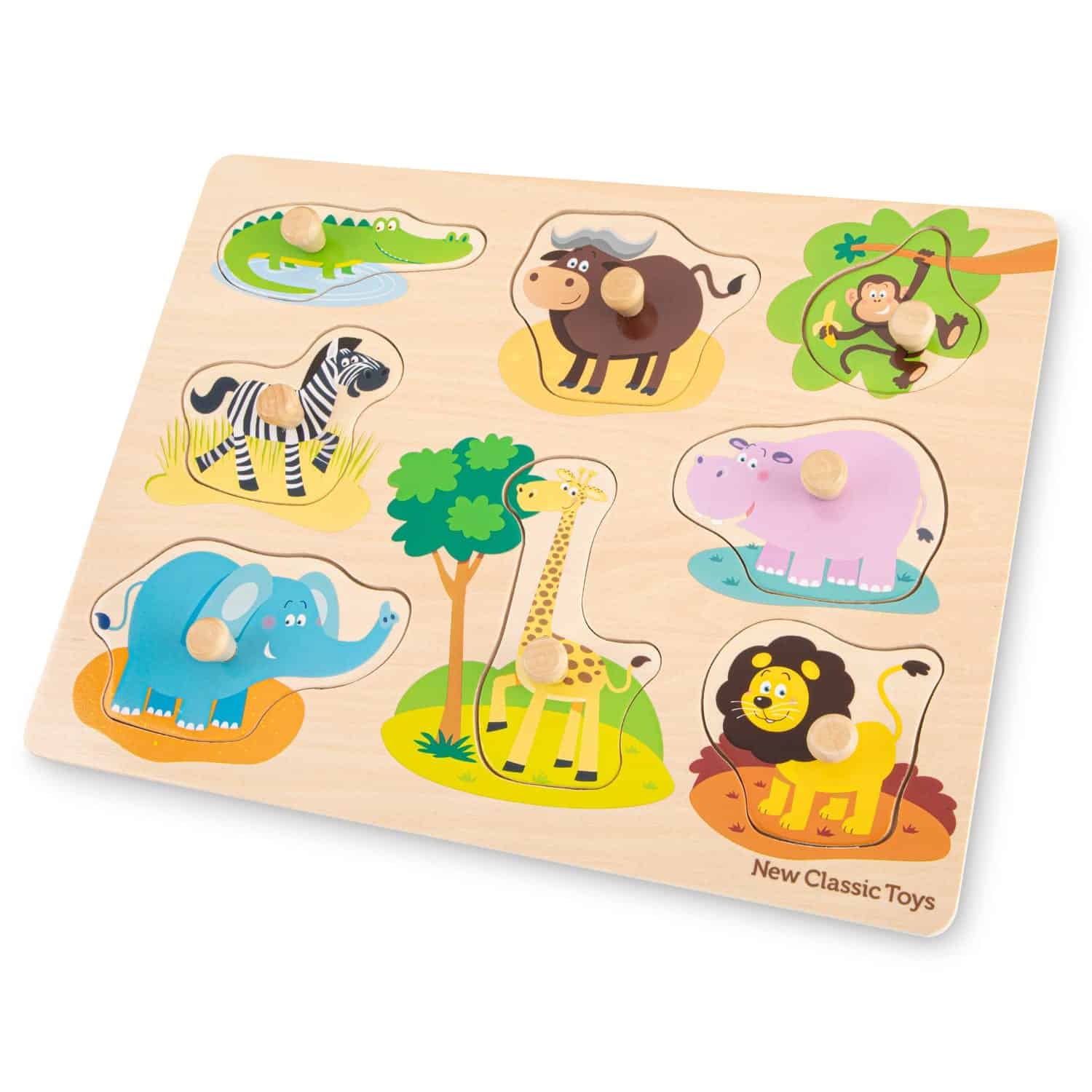 Knoppuslespil Safari New Classic Toys