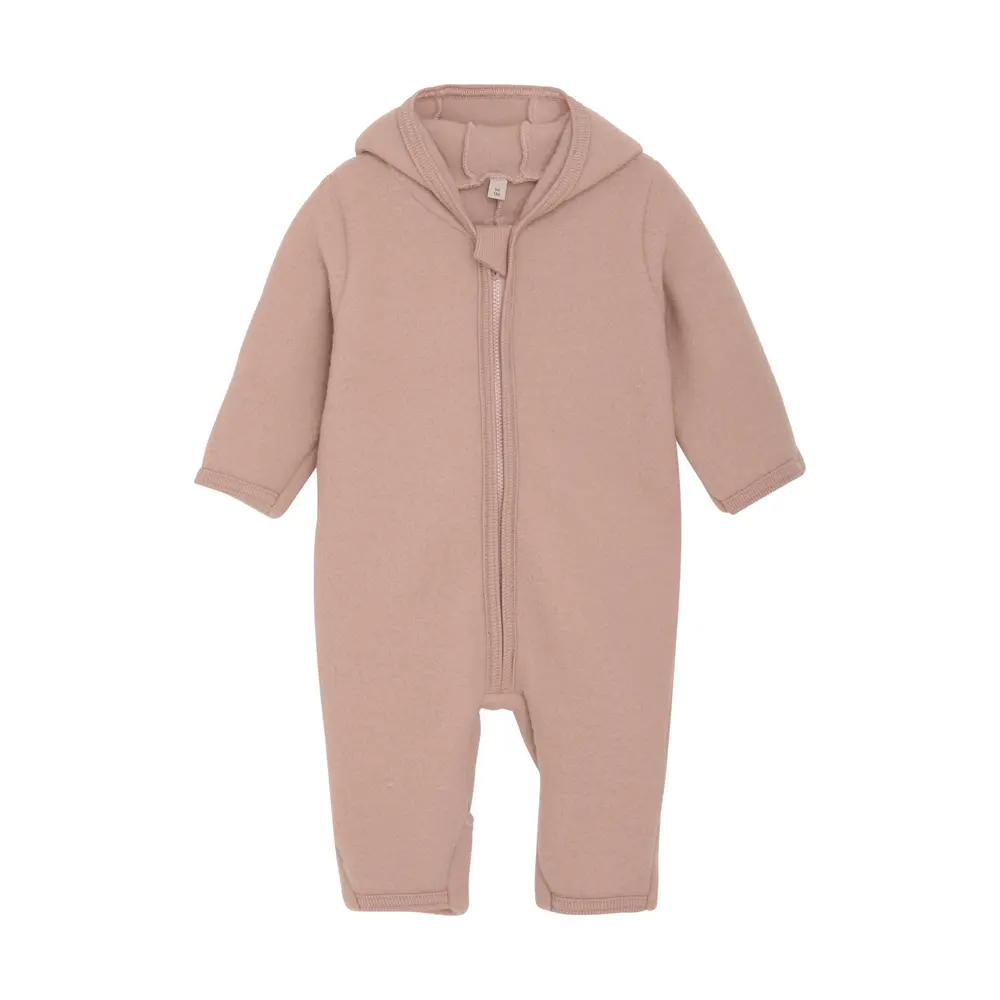 Køredragt ører Uld Fleece Mahogany Rose 80