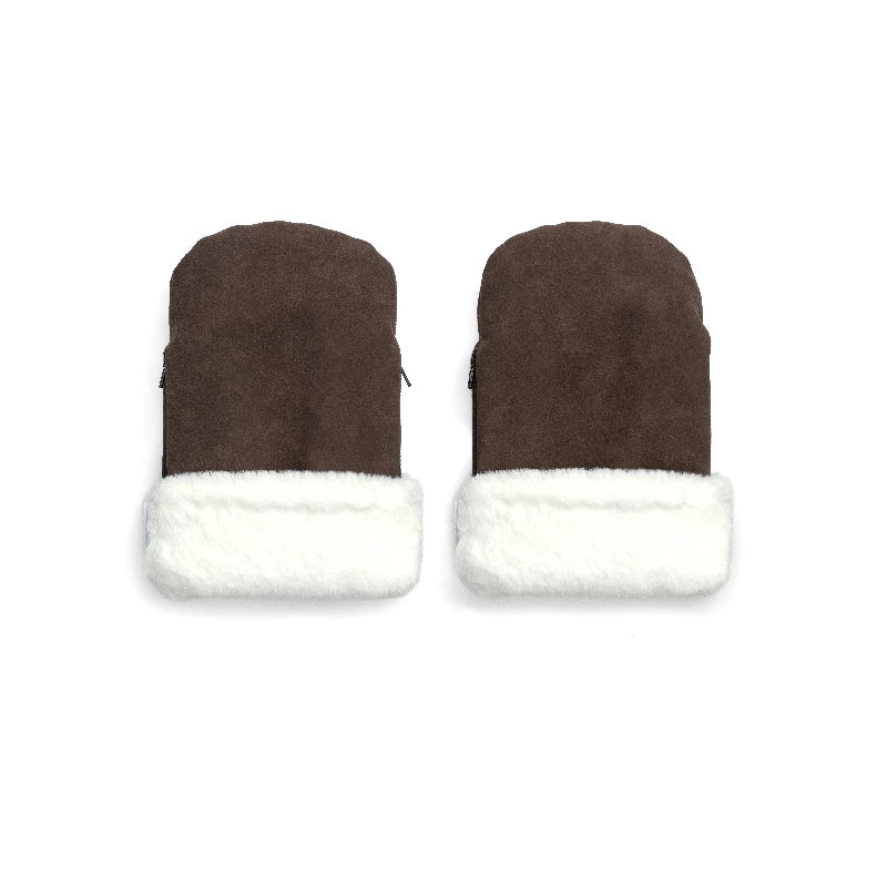 Kong Walther østerbro Handsker Brown Faux Suede