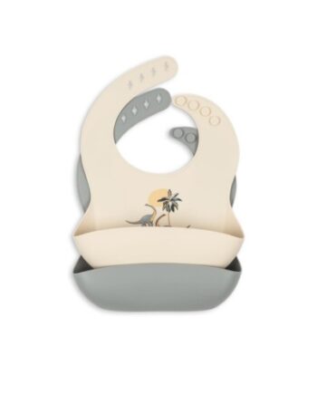 Konges Sløjd   -pak Baby Bib Silikone  Dino