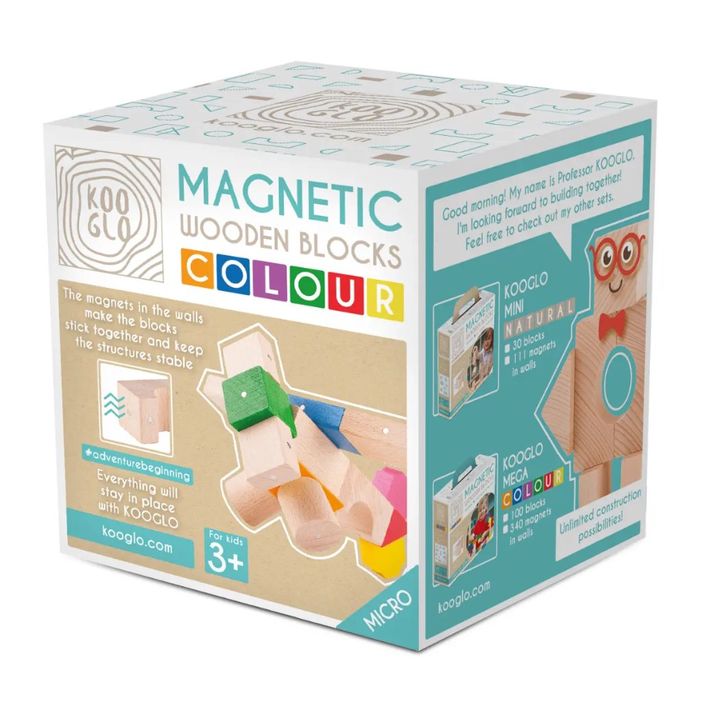 Kooglo Micro Flyvemaskine 14 Magnetiske Byggeklodser