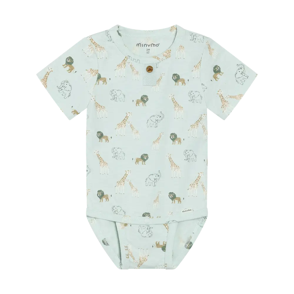 Kortærmet Body    Print Sprout Green 62