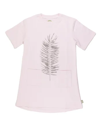Kortærmet Kjole  Sart Rosa