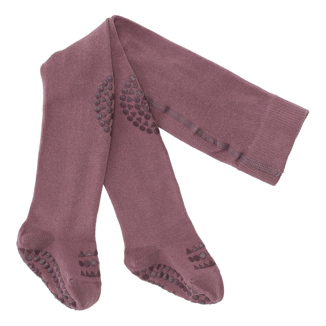 Kravle Strømpebukser Misty Plum  -12 Mdr