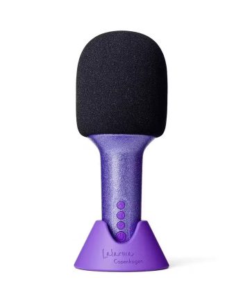 Lalarma Mikrofon Glitter Groove Lilla