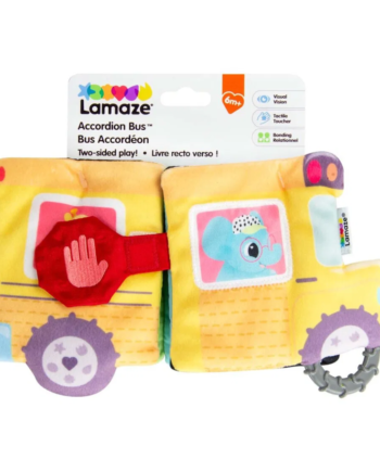 Lamaze Accordion Bus Blød Kontrastbog
