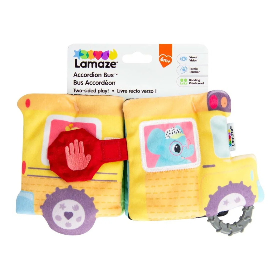 Lamaze Accordion Bus Blød Kontrastbog