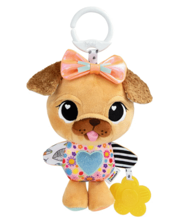 Lamaze Lovey The Pug Clip   Go Aktiveringslegetøj Til Barnevogn