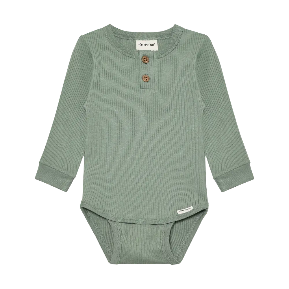 Langærmet Rib Body Lily Pad 68