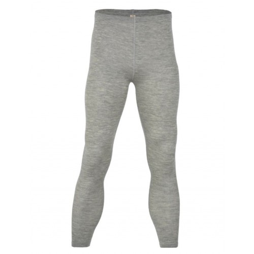 Lange Underbukser   70  Uld Og 30  Silke Til Herre 50 52 Light Grey Melange