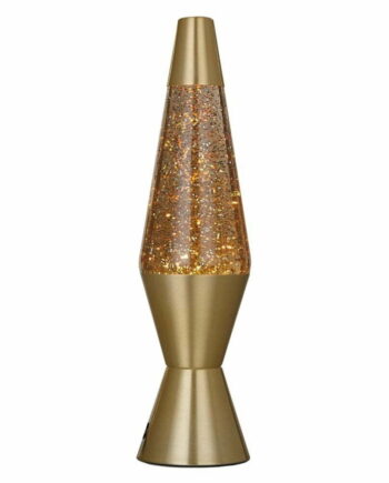 Lavalampe Glitter Guld