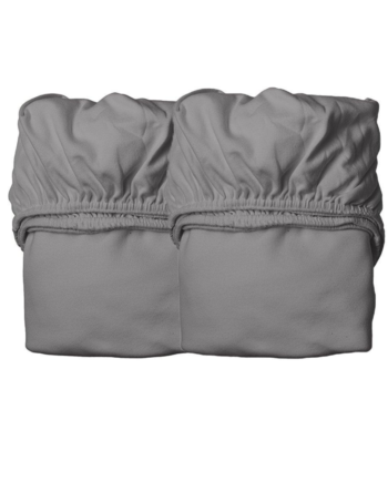 Leander Lagen Til 120 Cm Babyseng  -pak økologisk Bomuld Cool Grey