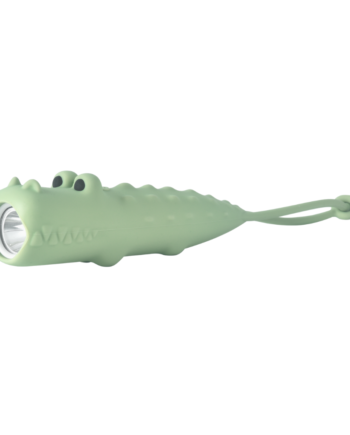 Led Lommelygte Alligator 28 Cm Blød Silikone  Bpa-fri