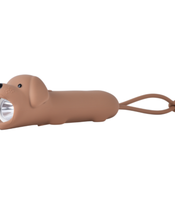 Led Lommelygte Hund 28 Cm Blød Silikone  Bpa-fri
