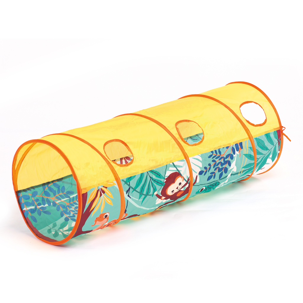 Legetunnel Med Jungletema  ø45   120 Cm