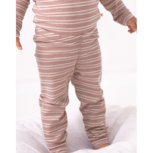 Leggings 100 Merino Uld Oeko-texâ 56 Soft Rose Nature Melange