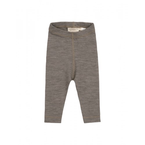 Leggins   100  Merino Uld Til Baby Og Børn Light Brown Melange 56