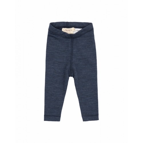 Leggins   100  Merino Uld Til Baby Og Børn Navy Melange 56