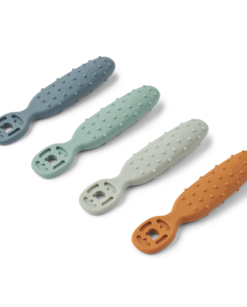 Liewood Caelia Baby Læringsskeer  -pak Whale Blue Multi Mix
