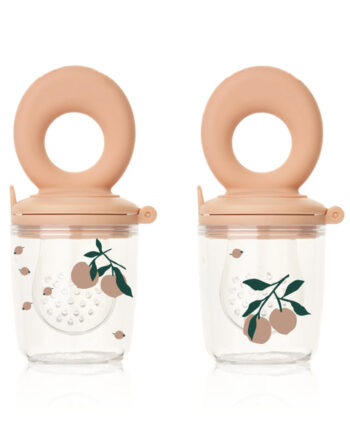 Liewood Miranda Food Feeder   Stk Peach   Sea Shell