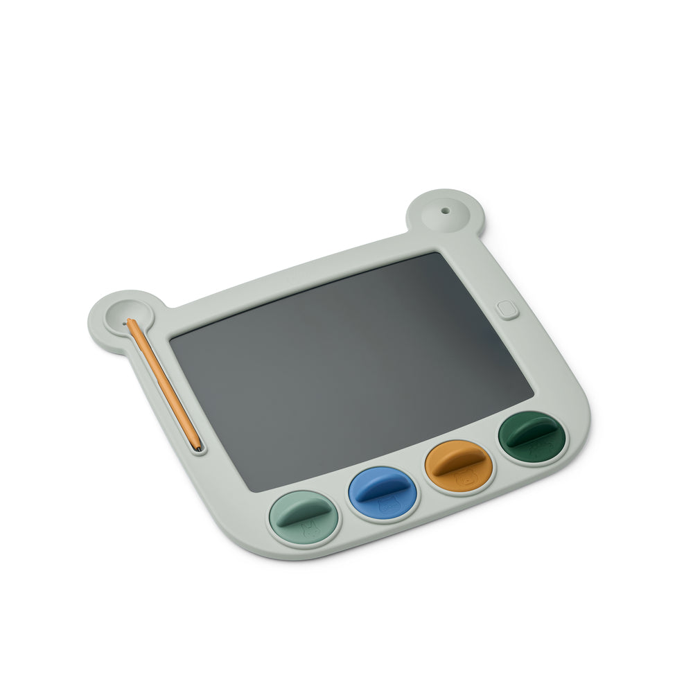 Liewood Venzora Lcd Tegnetavle Med Stempler  Dove Blue Multi