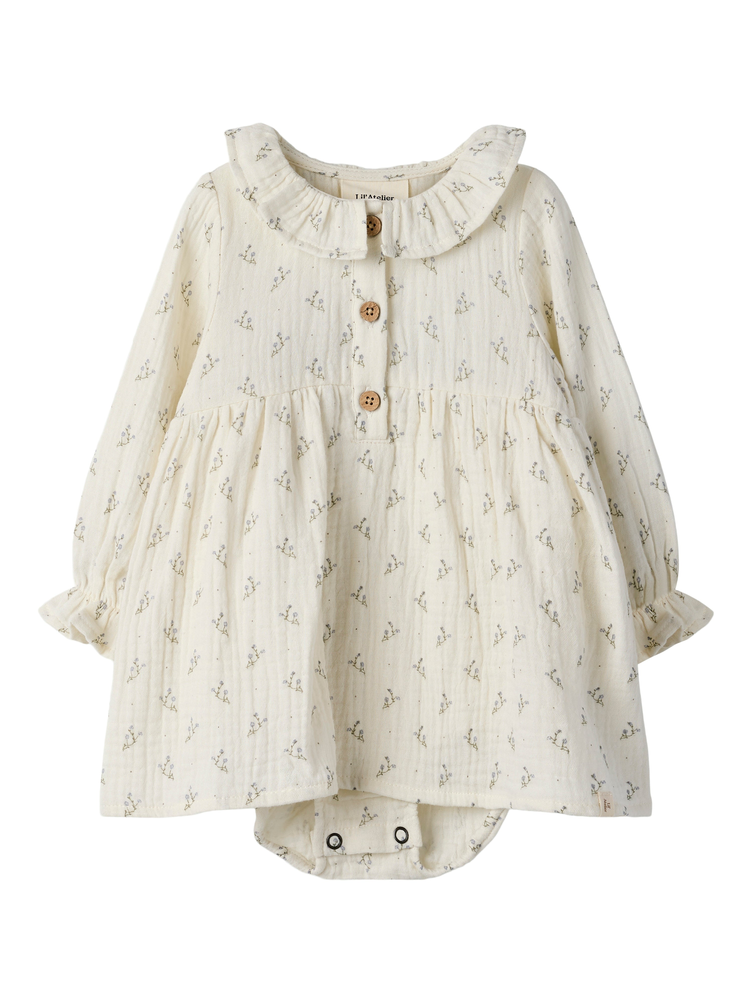 Lil Atelier Balia Loose Body Dress Coconut Milk 56 Cm