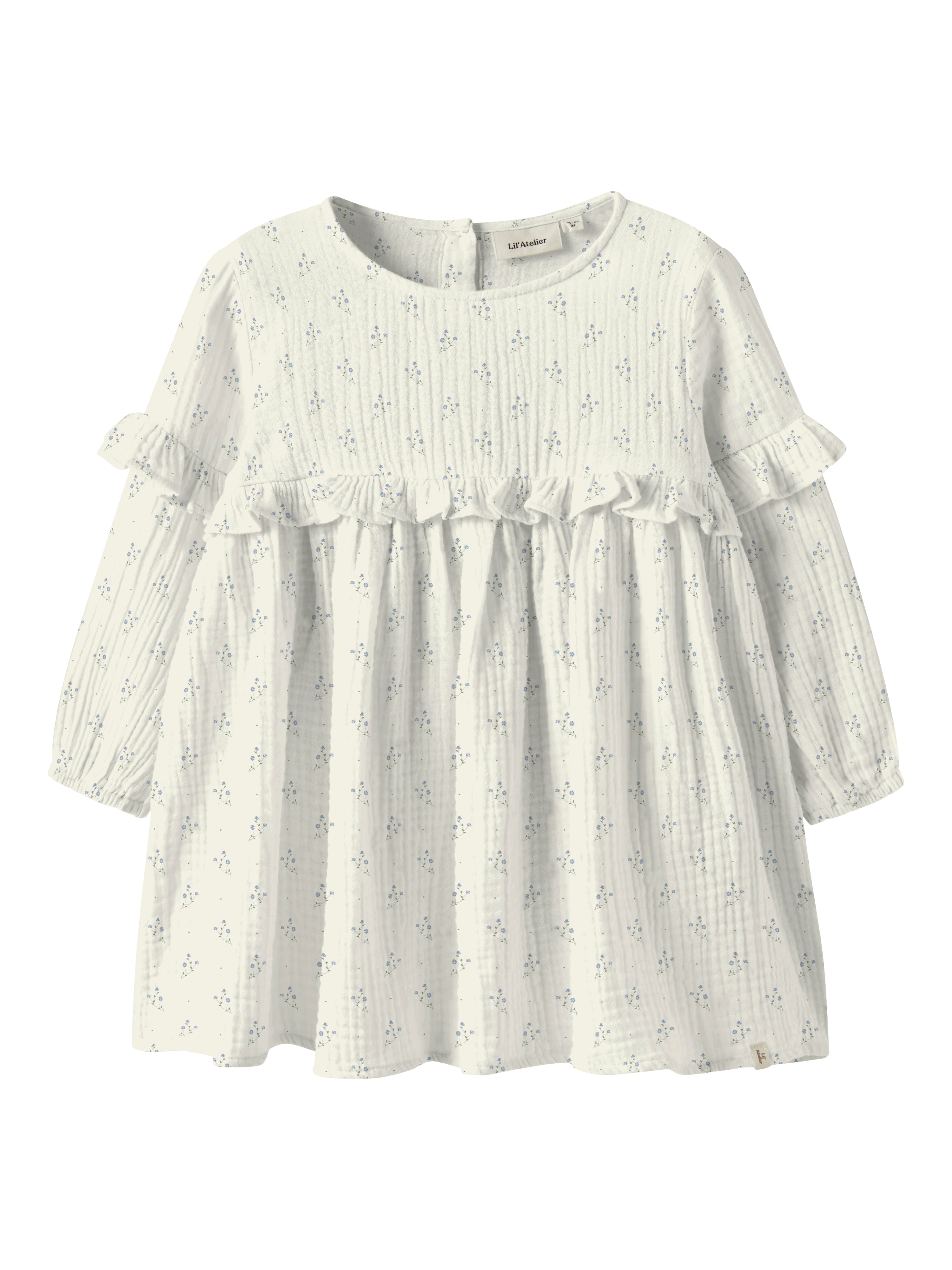 Lil Atelier Balia Loose Dress Coconut Milk 92 Cm