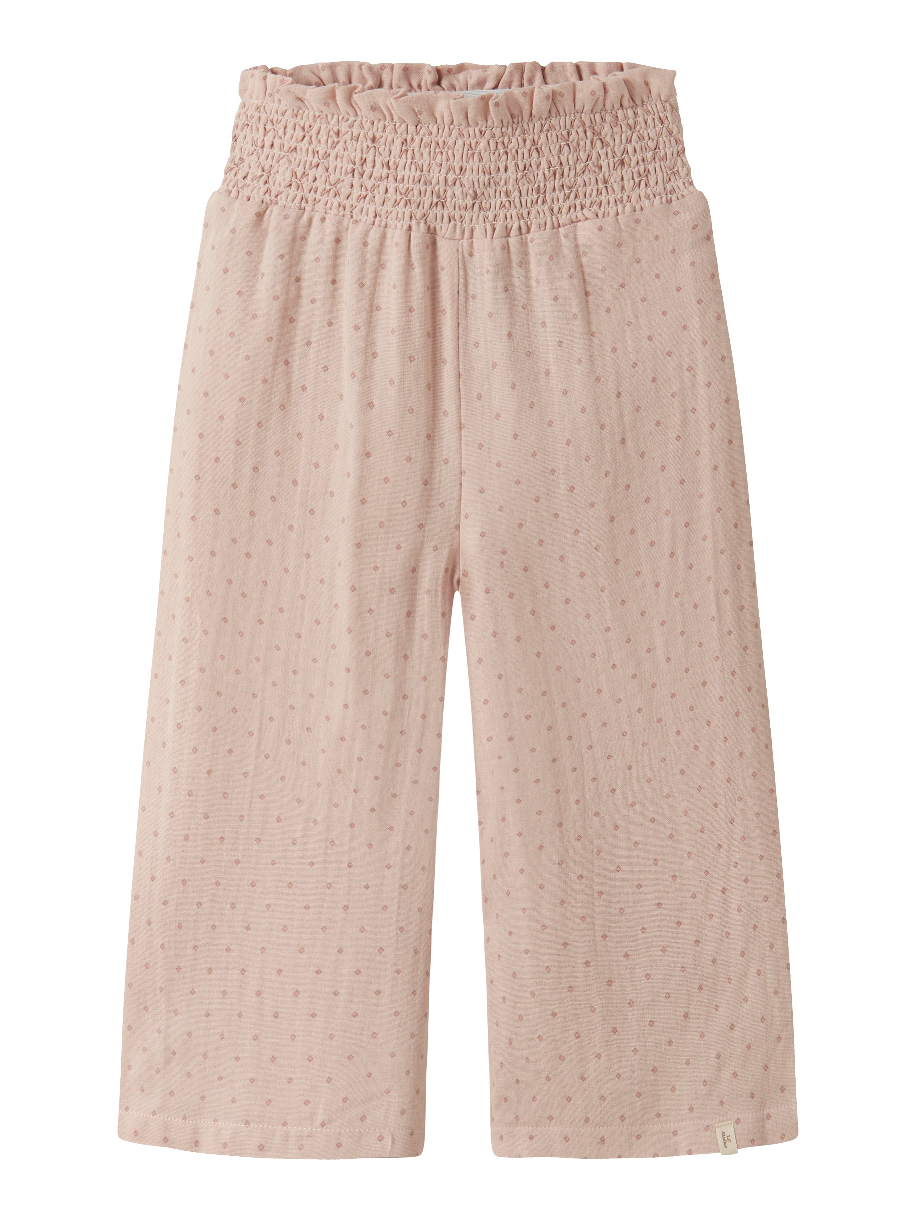 Lil Atelier Dembe Wide Pants Peach Whip 92 Cm