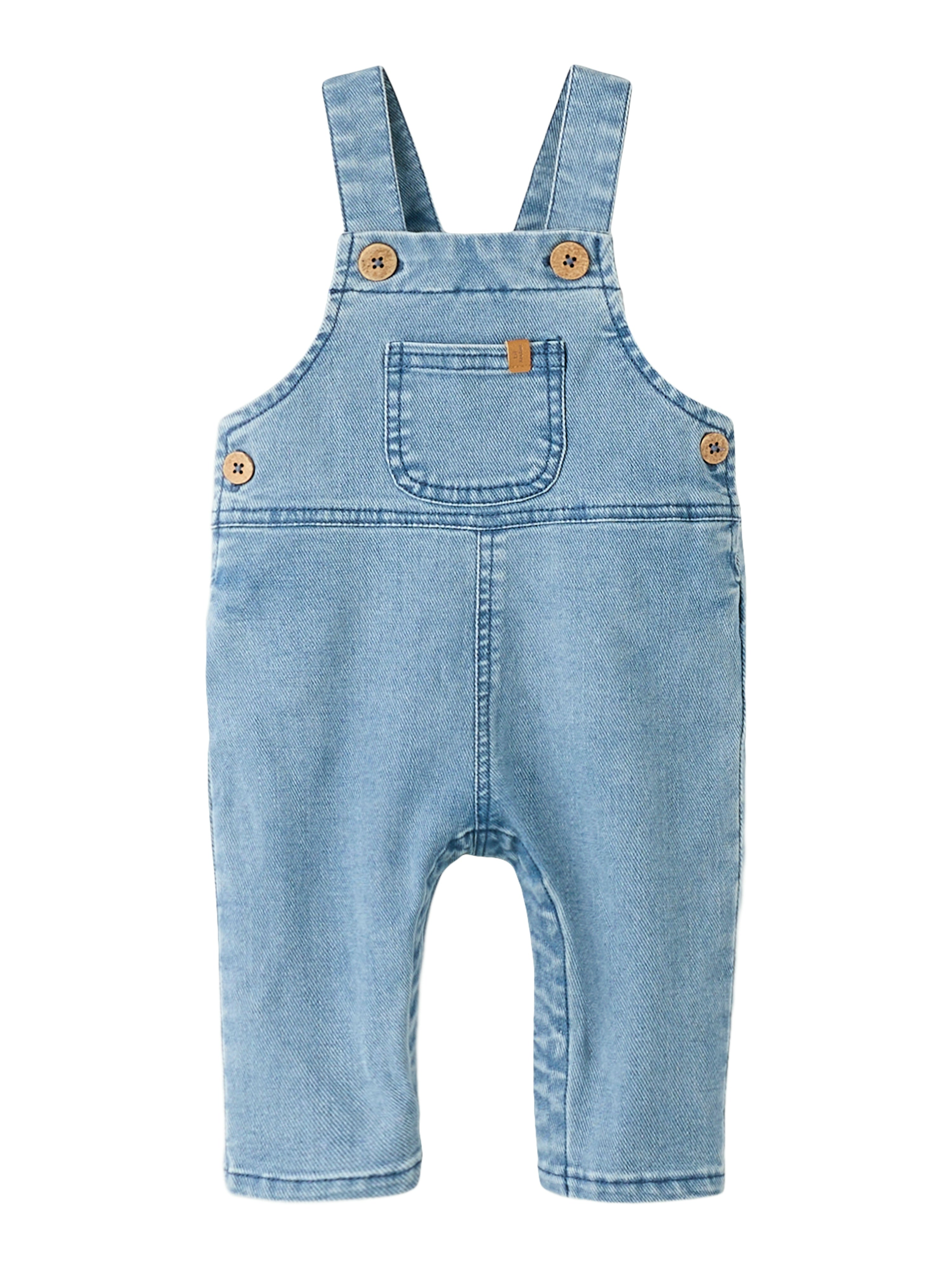 Lil Atelier Deva Loose Denim Overall Medium Blue Denim 56 Cm