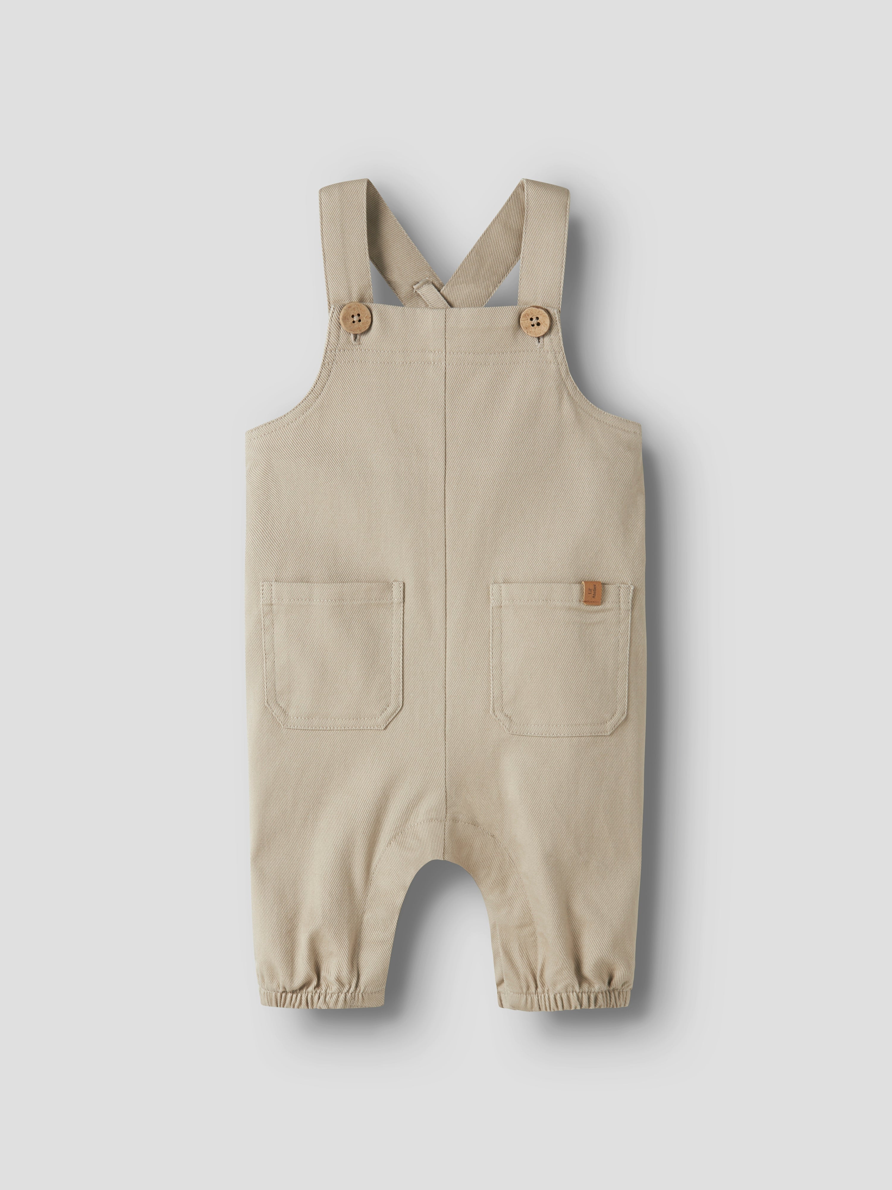 Lil Atelier Doreen Loose Twill Overall Oxford Tan 56 Cm