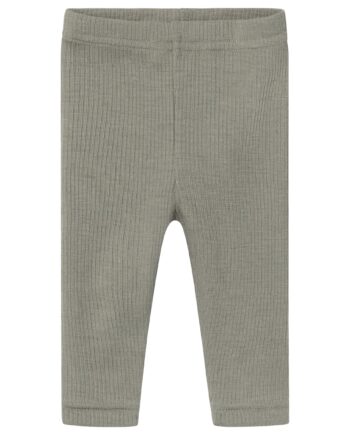 Lil Atelier Fable Fio Wool Leggings Laurel Oak 56cm